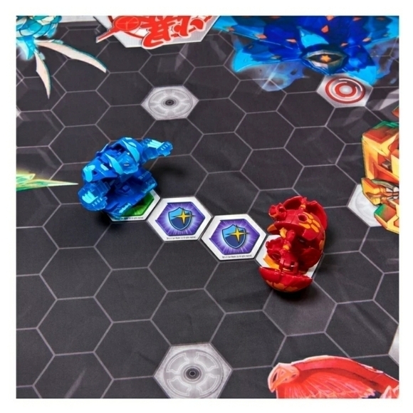 BAKUGAN Geogan Rising Set Face Off 2021 NEW SEALED Cards + Mat - Picture 4 of 5